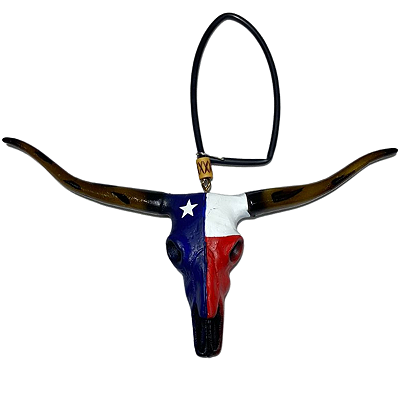 LongHorn Brasil Cabeça De Boi Para Retrovisor Pintura Fosca