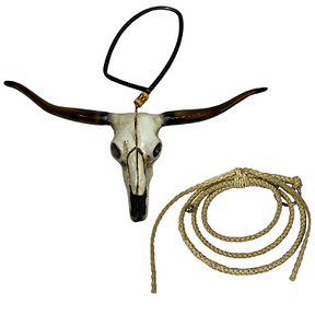 Enfeite De Retrovisor Long Horn Brasil + Mini Laço