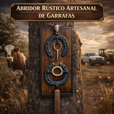 Abridor Magnético Rústico Artesanal de Garrafas
