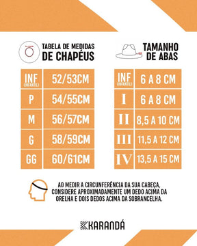CHAPÉU K INVERTIDA AMERICANO ESPECIAL ABA G (MOLDADO)